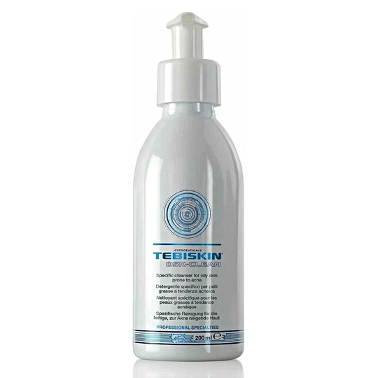 Tebiskin, Очищающая эмульсия для жирной кожи склонной к акне, OSK-Clean, 200 мл
