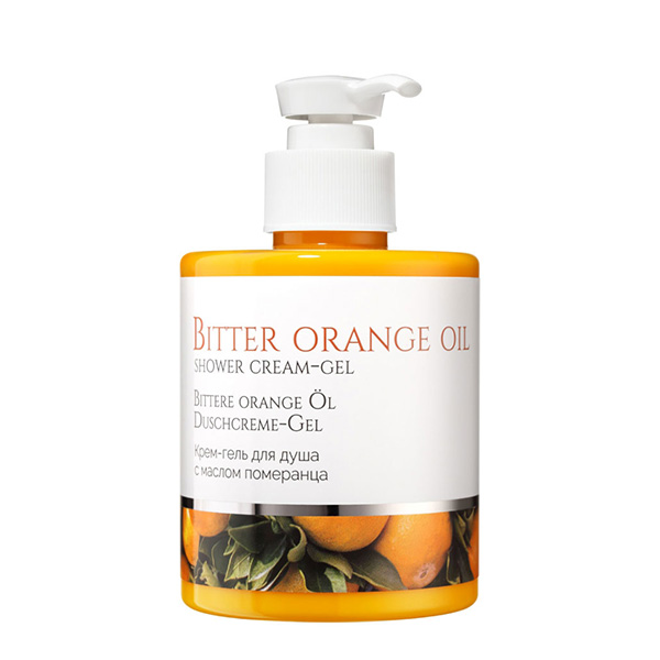 Leistern Cosmetics, Крем-гель для душа с маслом померанца, Bitter orange oil shower cream-gel