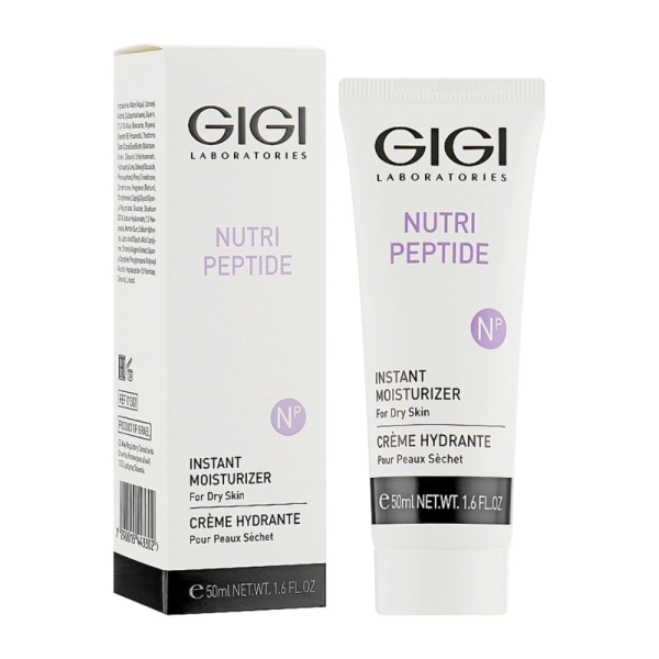 GiGi, Крем для лица мгновенное увлажнение для сухой кожи, Nutri Peptide Moisturizer for Dry Skin, 50 мл